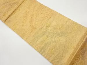 扇に色紙散らし模様織出し袋帯